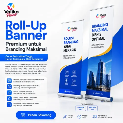 Paket Roll-up Banner 60 x 160cm